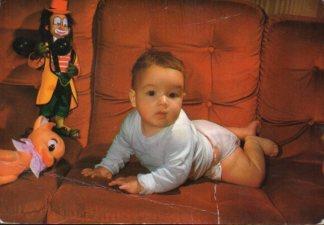 POSTAL PV12412: Bebe en sillon