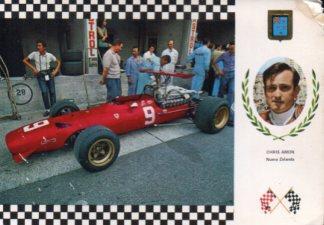 POSTAL PV12415: Chris Amon con Ferrari V-12