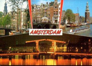 POSTAL PV12379: Vistas de Amsterdam