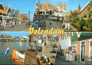 POSTAL PV12384: Vistas de Volendam, Holanda