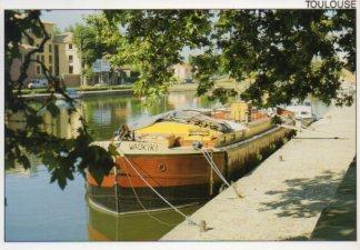 POSTAL PV12387: Peniche a quai, Toulouse