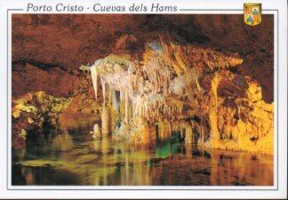 POSTAL PV12388: Lago Mar de Venecia en Cuevas dels Hams, Mallorca