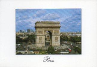 POSTAL PV12389: Arco del Triunfo en Paris