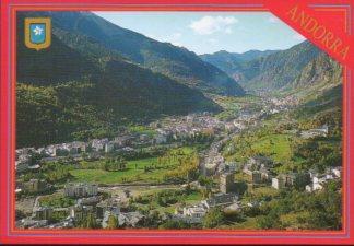 POSTAL PV12393: Vista general Escaldes, Andorra