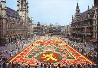 POSTAL PV12446: Tapiz de flores en la Grand Place de Bruselas