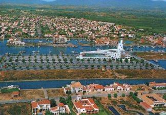 POSTAL PV12442: Vista general aerea de Ampuriabrava