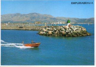 POSTAL PV12439: Entrada canal Empuriabrava