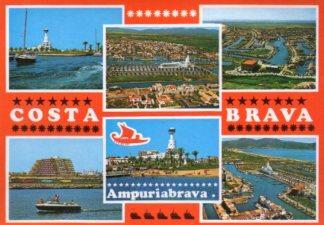 POSTAL PV12428: Ampuriabrava vistas varias