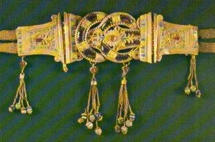 POSTAL PV12312: Diadem of gold second half B.C., Benaki Museum Athens