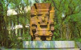 POSTAL PV12295: Figura de Tialoc, Museo de Antropologia Mexico