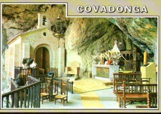 POSTAL PV12365: Gruta y Virgen de Covadonga