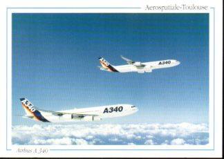 POSTAL PV12370: Airbus A 340