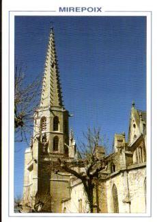 POSTAL PV12372: Le clocher de la cathedrale St. Maurice, Mirepoix