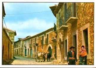 POSTAL PV12357: Calle Real y Meson del Arriero, Castrillo de los Polvazares