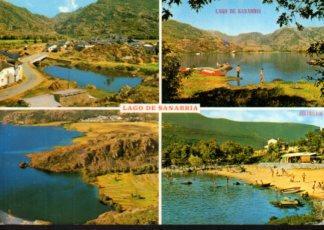 POSTAL PV12355: Lago de Sanabria vistas varias