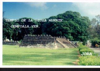 POSTAL PV12334: Templo de la Muerte Cempoala, Mexico