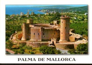 POSTAL PV12347: Castillo de Bellver vista aerea, Palma de Mallorca