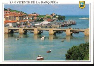 POSTAL PV12353: San Vicente de la Barquera vista, Cantabria