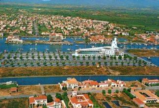 POSTAL PV12554: Vista aerea de Ampuriabrava PV12554