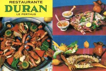 POSTAL PV12625: Restaurante Duran, Le Perthus