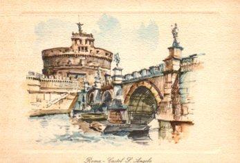 POSTAL PV12605: Castel S. Angelo, Roma