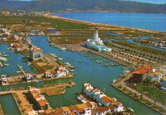 POSTAL PV12479: Vista aerea del Club Nautico de Ampuriabrava