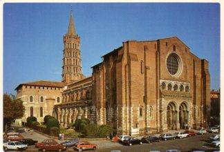 POSTAL PV12543: Basilica St. Sernin en Toulouse