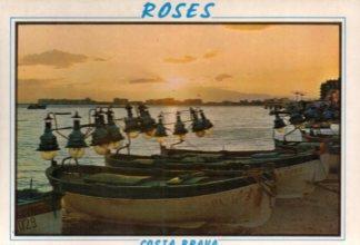 POSTAL PV12545: Clasico atardecer en Roses, Costa Brava