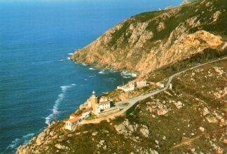 POSTAL PV12525: El Faro de Finisterre vista aerea