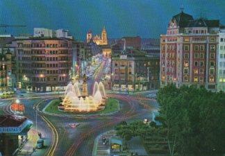 POSTAL PV12515: Avenida de Ordoño II con Plaza de Guzman, Leon