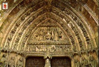 POSTAL PV12520: Puerta Ntra Sra La Blanca en Catedral de Leon