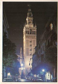 POSTAL PV13081: Sevilla. La Giralda vista nocturna