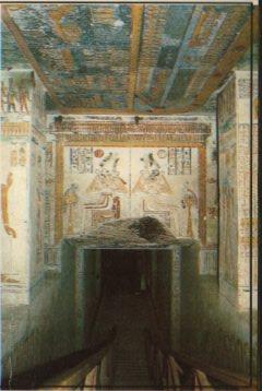 POSTAL PV13159: Egypt. Valley of The Kings. Tomb of Ramses VI. PV13159