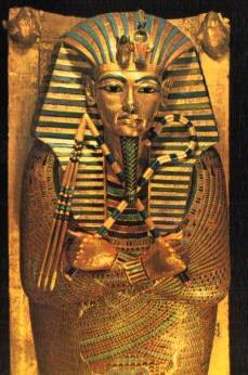 POSTAL PV13123: Segundo sarcofago de Tutankhamon. Museo Egipcio del Cairo