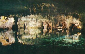 POSTAL PV13130: Cuevas del Drach. Lago Martel amanecer