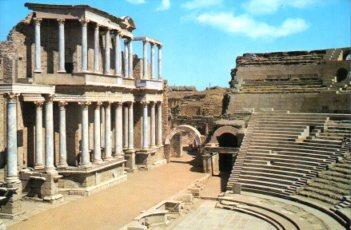 POSTAL PV13069: Merida. Teatro Romano