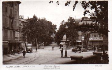 POSTAL PV13002: Palma de Mallorca. Glorieta y Borne