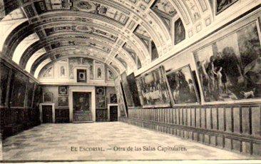 POSTAL PV13006: El Escorial. Otra de las Salas Capitulares