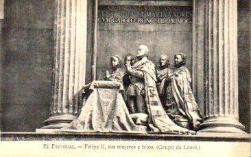 POSTAL PV13008: El Escorial. Felipe II, sus mujeres e hijos