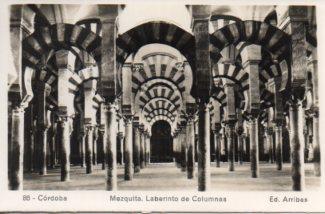 POSTAL PV12990: Mezquita de Cordoba. Laberinto de Columnas