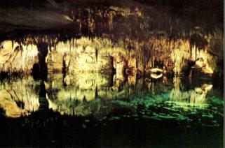 POSTAL PV13025: Cuevas del Drach. Lago Martel amanecer