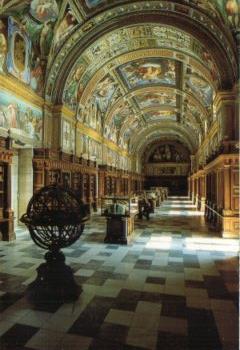 POSTAL PV13039: El Escorial. Sala principal de la Biblioteca