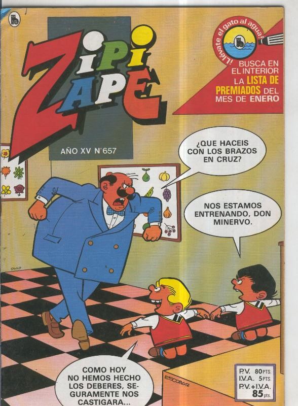 Bruguera: Zipi y Zape semanal numero 657: Zipi(zape: Tirando al blanco