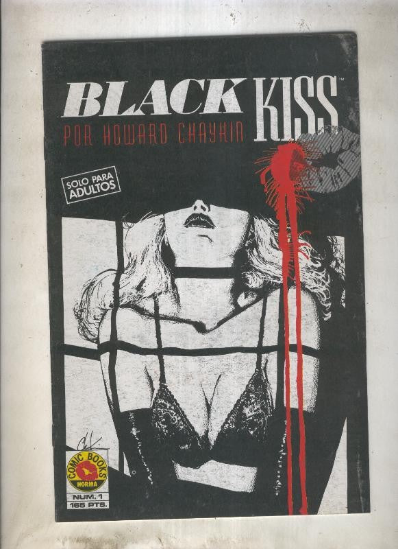 Comic Books: Black Kiss numero 01