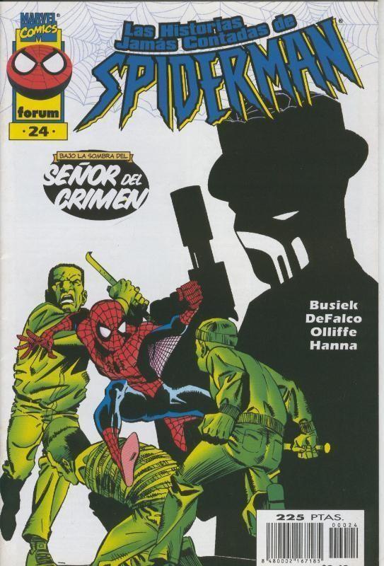 Planeta; Las historias jamas contadas de Spiderman numero 24: Bajo la sombra del señor del crimen