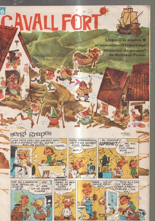 Revista Cavall Fort numero 096, 1967: Sergi Grapes- La casa sota la sorra- El mer-