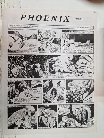 Magazine/Fanzine: Phoenix numero preliminar - Edgar Rice Burroughs' Tarzan by Russ Manning