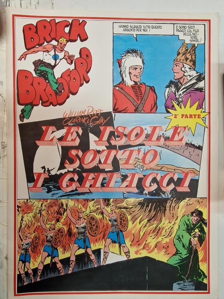 Collana/colección: Gertrie Daily num 14, Brick Bradford - Le isole sotto i ghiacci 2a parte. Tiras diarias desde el 4/11/1935 al 11/4/1936