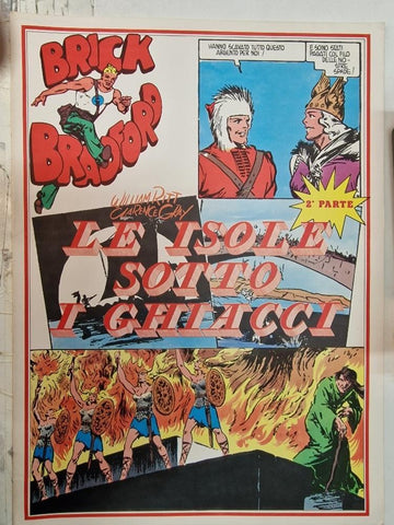 Collana/colección: Gertrie Daily num 14, Brick Bradford - Le isole sotto i ghiacci 2a parte. Tiras diarias desde el 4/11/1935 al 11/4/1936