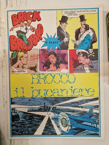 Collana/colección: Gertrie Daily num 12, Brick Bradford - Brocco il bucaniere 2a parte. Tiras diarias desde el 14/1 al 18/5/1935